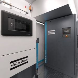phòng máy nén khí kiểu container Atlas Copco AIRCUBE