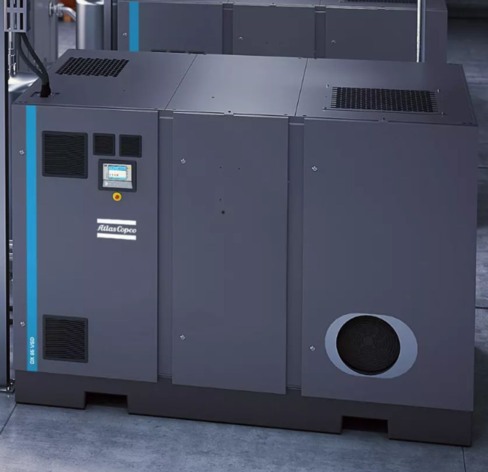 máy tăng áp piston không dầu Atlas Copco DX và DN VSD