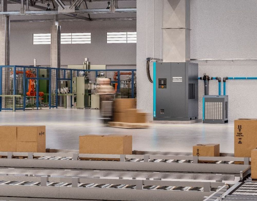 máy nén khí trục vít có dầu Atlas Copco G 2-90