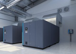 máy nén khí trục vít biến tần Atlas Copco GA 180-315 VSD+