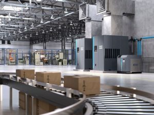 máy nén khí trục vít bơm dầu Atlas Copco GA 37-90