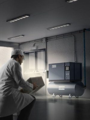 máy nén khí piston không dầu cao cấp Atlas Copco LZ