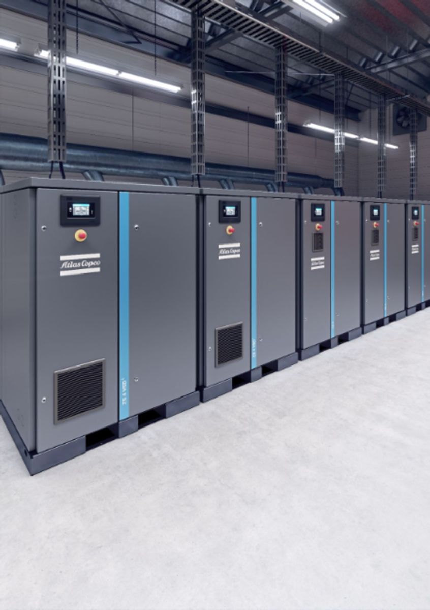 máy thổi trục vít không dầu Atlas Copco ZS VSD+