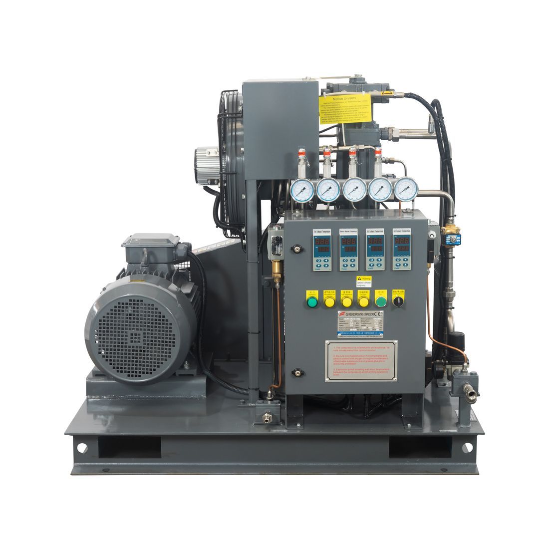 Máy nén khí oxy (O₂) không dầu Bailian (siêu êm)