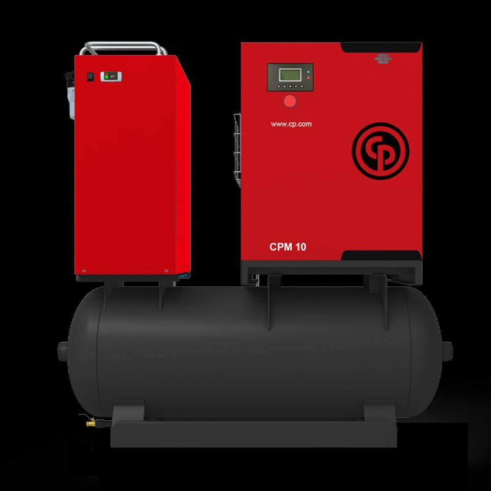 máy nén khí trục vít gắn bình Chicago Pneumatic CPM TMDD