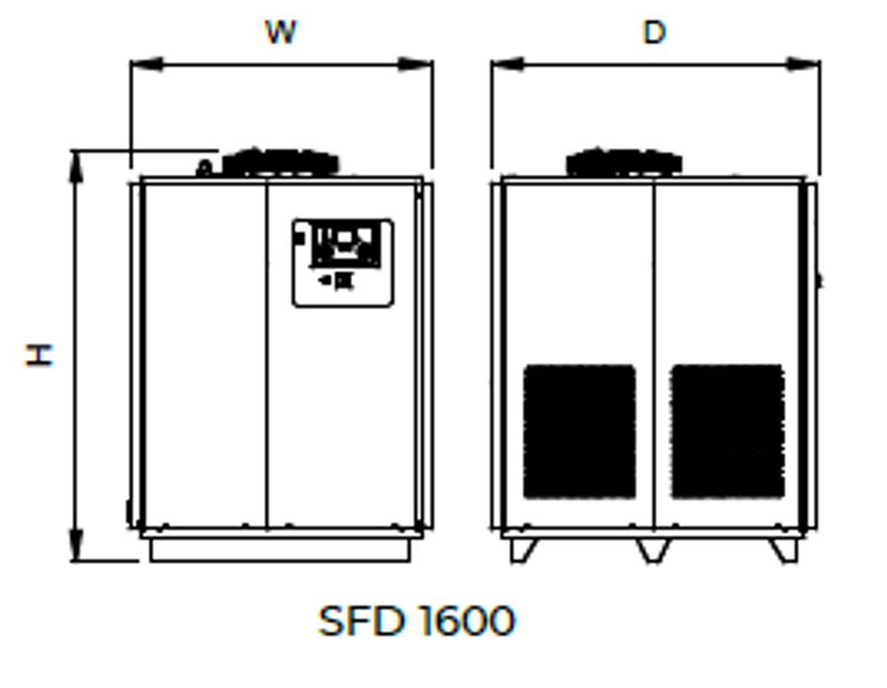 Máy sấy khí tác nhân lạnh dưới điểm đóng băng OMI dòng SFD
