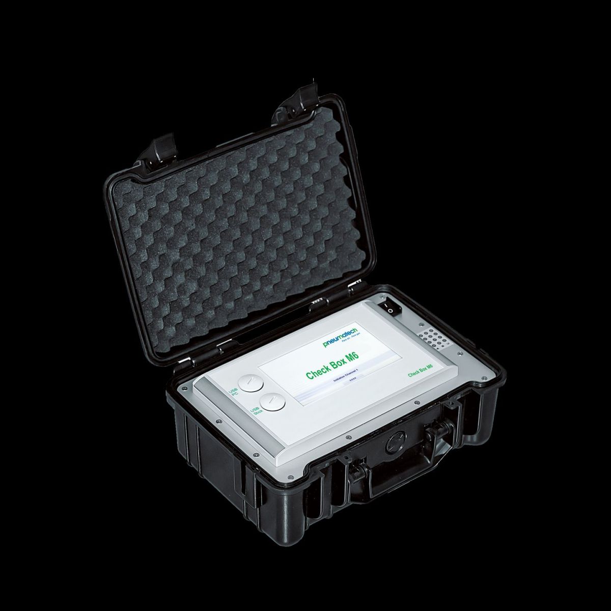 máy ghi dữ liệu di động màn hình cảm ứng Pneumatech Check Box M 6