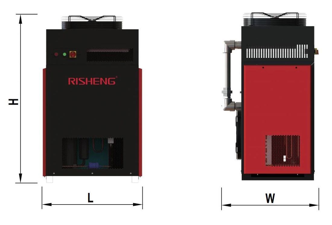 Máy sấy khí nhiệt độ đầu vào cao RISHENG