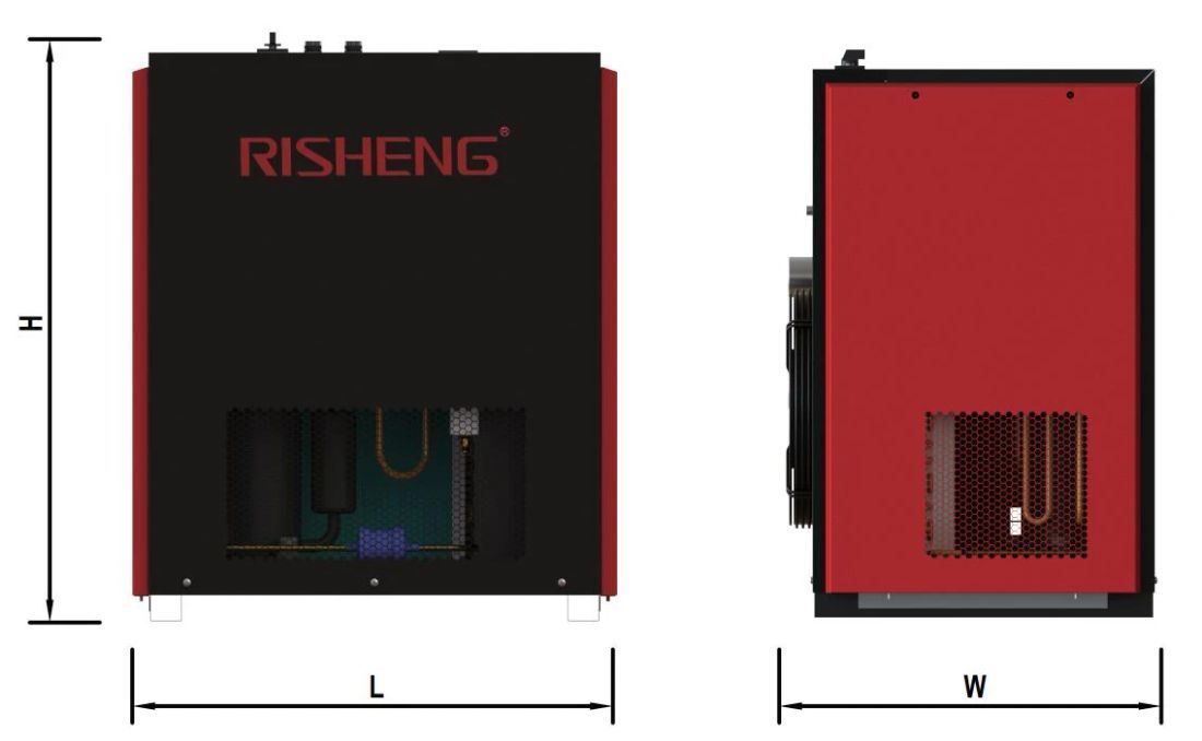 Máy sấy khí tác nhân lạnh RISHENG dòng PD