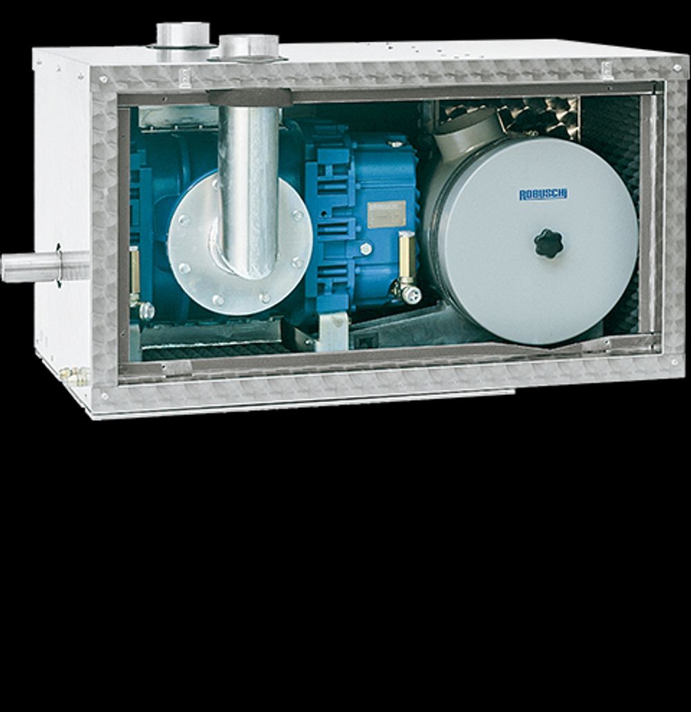 Cụm bơm chân không cánh Roots di động Robuschi TRB-DV