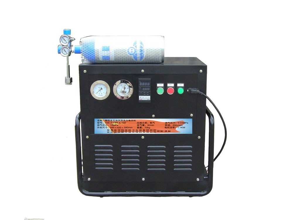 Máy nén khí oxy (O₂) không dầu Bailian GOW-1.8/1-200 (tăng áp, áp suất cao) - mô tả chi tiết