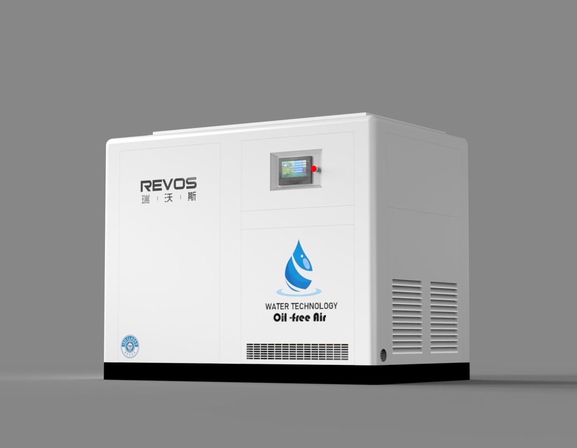 Máy nén khí trục vít bôi trơn bằng nước REVOS