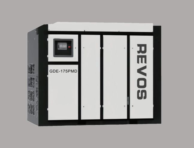 Máy nén khí trục vít phun dầu hai cấp REVOS GDE-175PMD 132KW