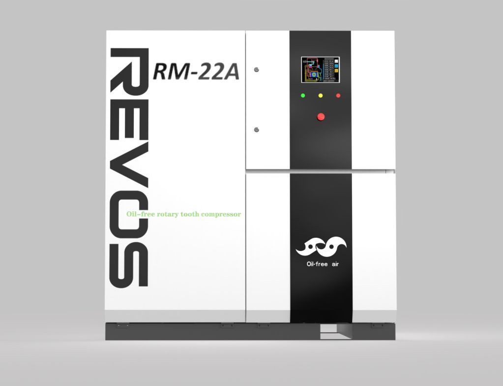 Máy nén khí răng xoắn không dầu khô REVOS RM-22A 22KW