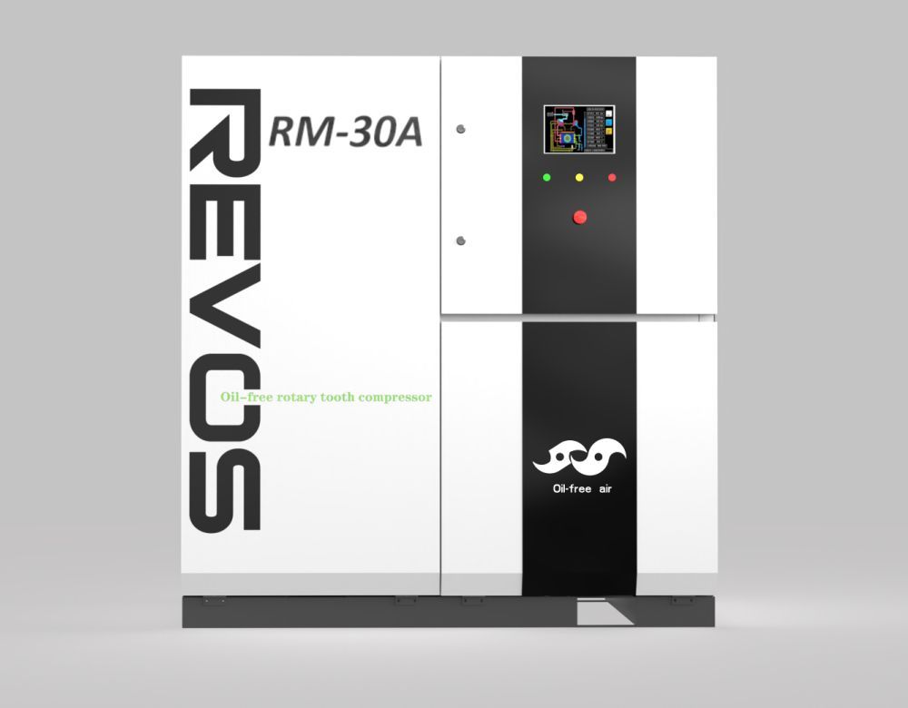 Máy nén khí răng xoắn không dầu khô REVOS RM-30A 30KW