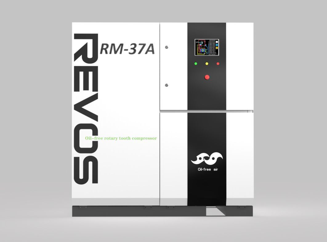 Máy nén khí răng xoắn không dầu khô REVOS RM-37A 37KW