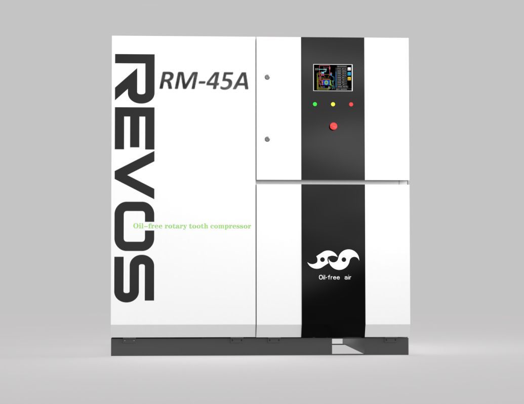 Máy nén khí răng xoắn không dầu khô REVOS RM-45A 45KW