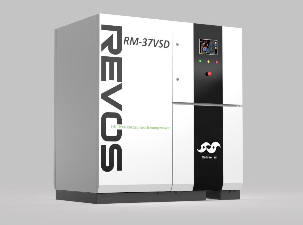 Máy nén khí răng xoắn không dầu biến tần REVOS RM-37VSD 37KW
