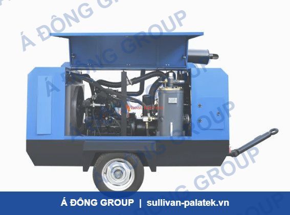 Portable High Power 59KW Diesel Mobile Air Compressor for Hi