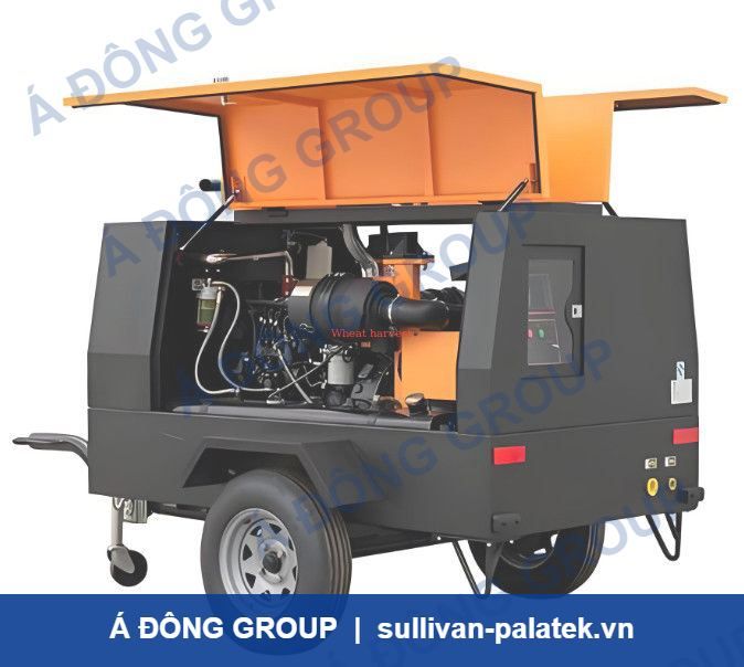 Diesel Mobile máy nén khí Water Cooling cho công nghiệp on