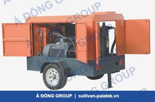 88KW High Power diesel Mobile air Compressor High Altitude L
