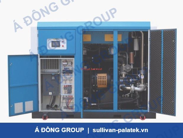 Optimized Rotary 110 Kw 150 HP Silent Screw Air Compressor f
