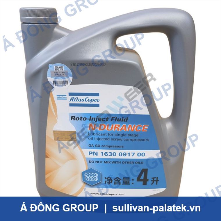 Atlas Copco Semi-Synthetic 1630091700 Lubricant Oil 4L