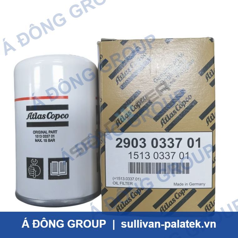 100% Genuine Atlas Copco Oil Filter 1513033701=2903033701