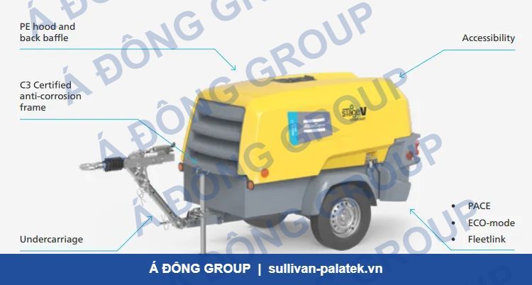 Atlas Copco XAS 38-48 Mobile Air Compressor Series