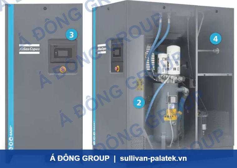 Atlas Copco GA 11⁺-30 Oil-Injected Screw Compressor