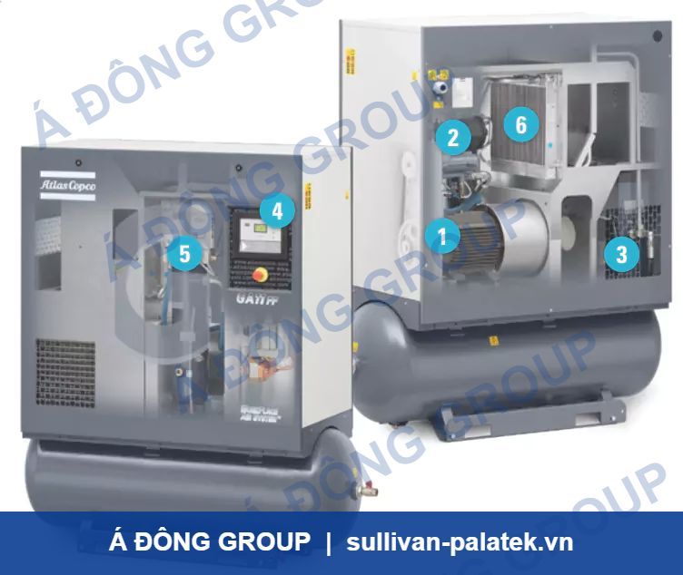Atlas Copco GA 5-11 Oil-Injected Screw Compressor | Compact Workshop Solution