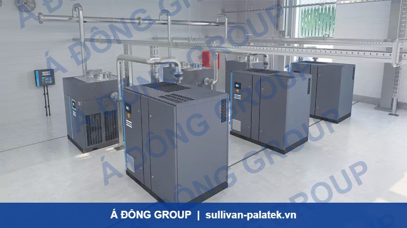 Atlas Copco ZE 3S Low-Pressure Oil-Free Screw Compressor (37–90 kW)