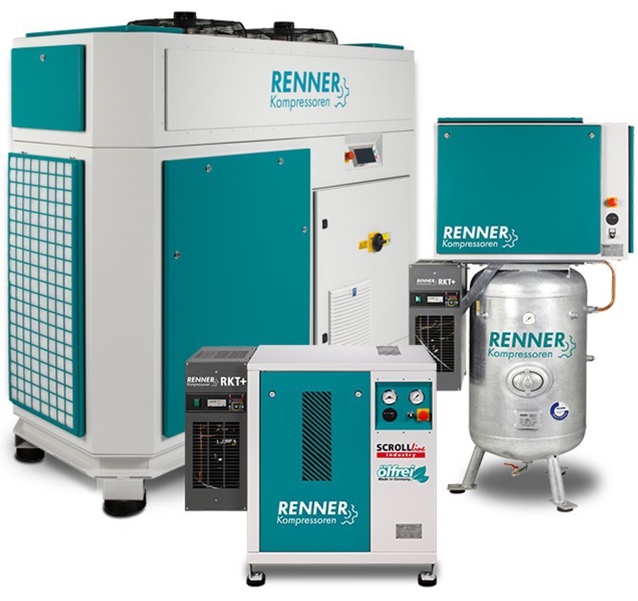 Bình chứa khí & phụ kiện RENNER Manage emergencies or scheduled maintenance with our rental compressors