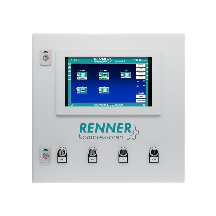 Hệ thống quản lý khí nén RENNER Superordinate control systems RENNERconnect and RENNERconnect Easy