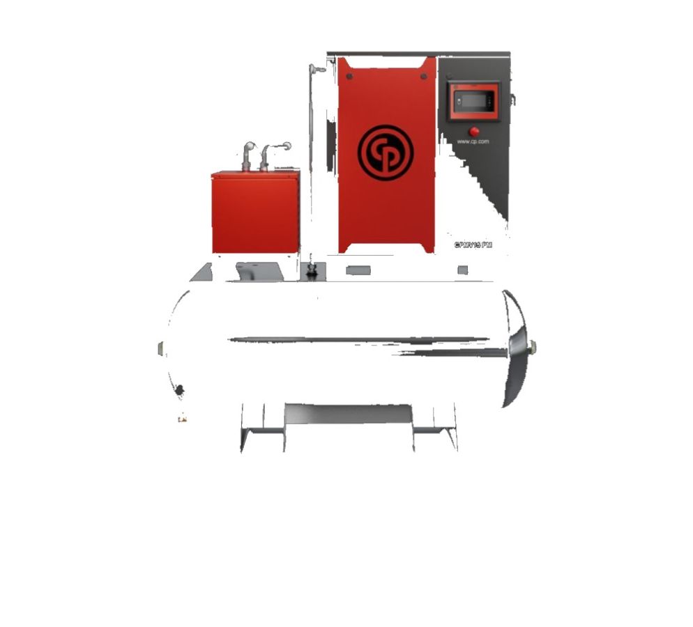 Máy nén khí trục vít biến tần gắn bình Chicago Pneumatic CPMV 10–30 PM TMDD