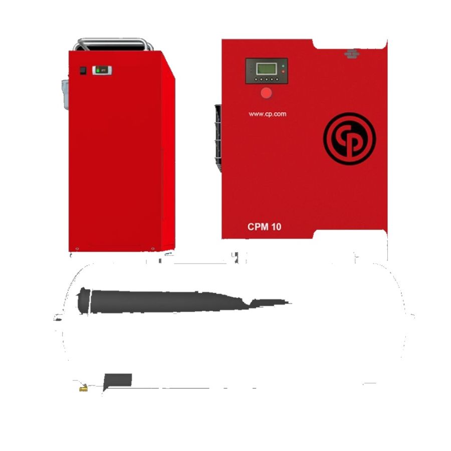 Máy nén khí trục vít gắn bình Chicago Pneumatic CPM TMDD (4–18,5 kW)
