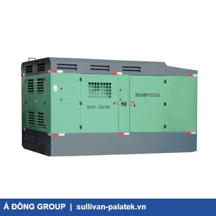 Máy nén khí trục vít SGF-35 30 tiết kiệm năng lượng diesel cho mining