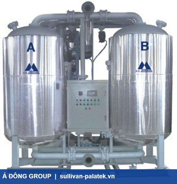Máy sấy khí hấp thụ thổi khí với không khí tái