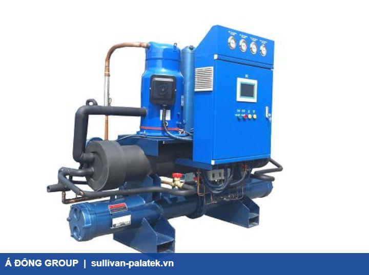 Máy làm lạnh nước công nghiệp giải nhiệt nước trục vít (Single máy nén khí 7 C)