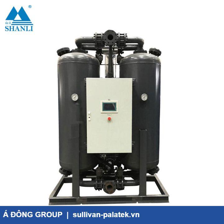 Máy sấy khí hấp thụ 100 hp bộ đổi nhiệt