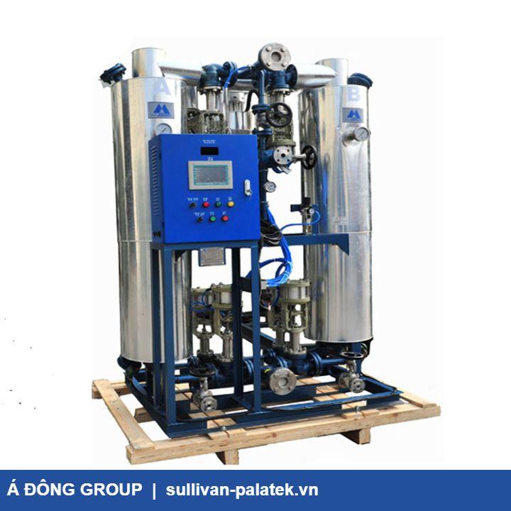 Máy sấy khí hấp thụ tái sinh nhiệt compressor