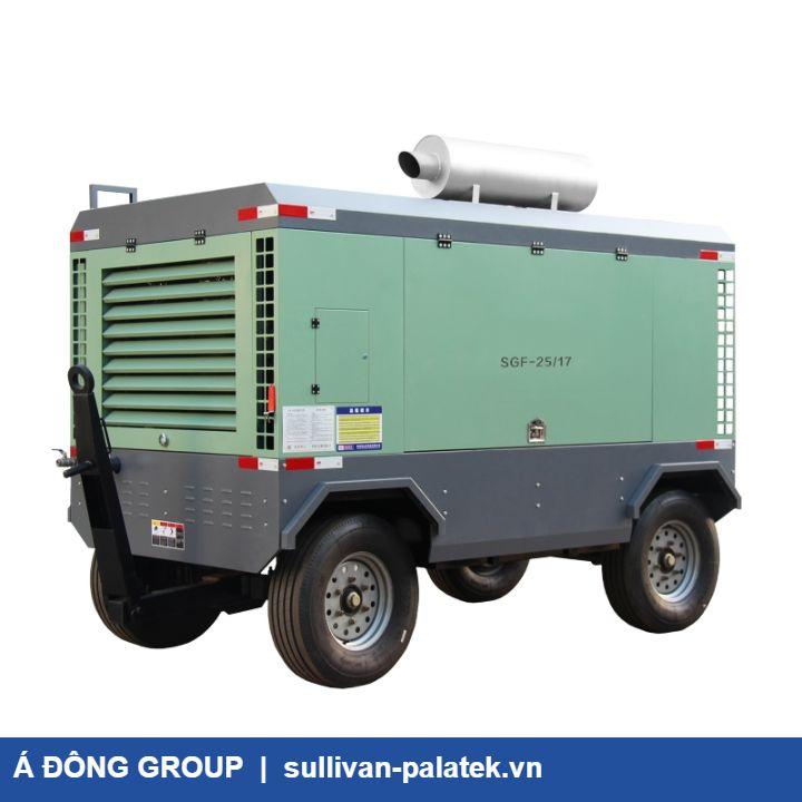 Máy nén khí trục vít SGF-25 17 25m³ min 1.7MPa di động diesel