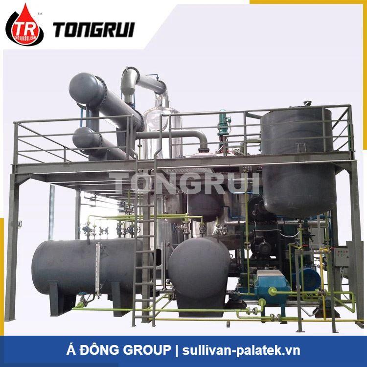 máy tái chế dầu động cơ