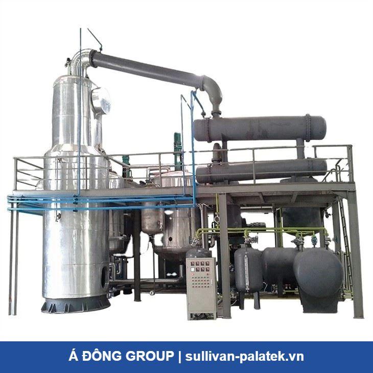 nhà máy chưng cất dầu thải chân không thành dầu gốc